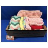 HAND KNITTED CHILDRENS SWEATERS, BLANKETS