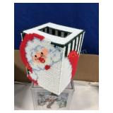 HOLIDAY THEMED NEEDLEPOINT TISSUE BOXES