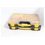 2 PLASTIC HARDWARE STORAGE CASES WITH CONTENTS