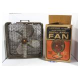 2 OLDER FLOOR FANS