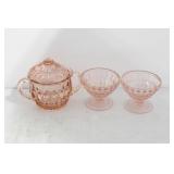 PINK DEPRESSION GLASSWARE