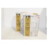 2 HAMPTON BAY WHITE EXTERIOR WALL LANTERNS