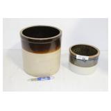 2 CERAMIC CROCKS