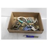 4 BOXES OF COSTUME JEWELRY