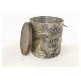 NETHERLAND COTTAGE CHEESE METAL CONTAINER