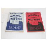 2 BUFFALO EVENING NEWS ALMANACS
