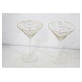 MARTINI GLASSES, STIR STICKS, ICE / WINE BUCKET