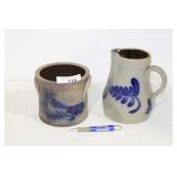 2 POTTERY PIECES MADE BY BEAUMONT POTTERY