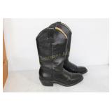 JUSTIN X HARLEY DAVIDSON BLACK LEATHER BOOTS