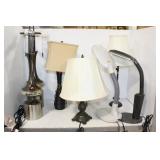 8 TABLE AND OFFICE LAMPS