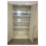 2 METAL STORAGE CABINETS