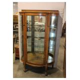 ROUNDED FRONT GLASS DISPLAY CASE