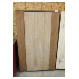 SINGLE DOOR WOOD PRIMITIVE CABINET