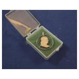 CUT OUT BEN FRANKLIN HALF DOLLAR TIE PIN