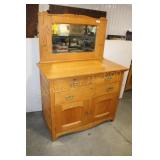 DRESSER WITH MIRROR