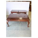 COFFEE TABLE AND 2 END TABLE SET
