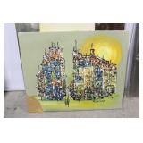 5 VARIOUS OUTDOOR PAINTINGS