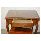 SINGLE DRAWER TABLE AND SIDE TABLE