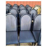 22 BLUE COMMERCIAL RESTAURANT CHAIRS