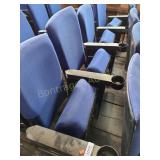 SET OF FOUR THEATER CHAIRS