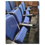 SET OF FOUR THEATER CHAIRS