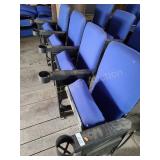 SET OF FOUR THEATER CHAIRS
