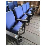 SET OF FOUR THEATER CHAIRS