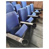 SET OF FOUR THEATER CHAIRS