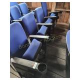 SET OF FOUR THEATER CHAIRS