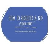 HOW TO REGISTER & BID: *Read, don
