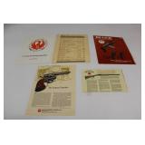 19 PC. OF RUGER INFORMATION GUIDES AND MAGAZINES