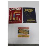 5 PIECES OF PETERS AMMUNITION PAPER GOODS