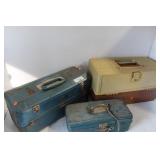 3 TACKLE BOXES W/ CONTENTS