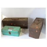 3 TACKLE BOXES W/ CONTENTS