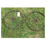 2 - 20" CAST WHEELS