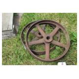 1 - 12" CAST WHEEL