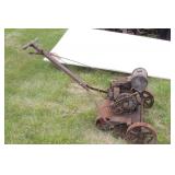 GAS POWERED MOWER AND ROLLER