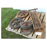 CAST IRON WHEELS