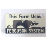 FERGUSON SYSTEM METAL SIGN