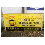 NEW HOLLAND METAL SIGN
