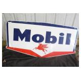 MOBIL METAL SIGN