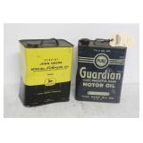 TWO ADVERTISMENT OIL CANS