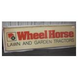 WHEEL HORSE LAWN AND GARDEN TRACTOR SIGN