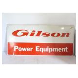 GILSON POWER EQUIPMENT METAL SIGN