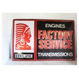 TECUMSEH METAL SIGN