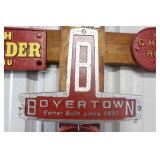BOYERTOWN ALUMINUM NAME PLATE