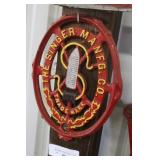 THE SINGER MFG. CO. CAST IRON NAME PLATE