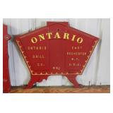 ONTARIO CAST IRON GRAIN PLATE