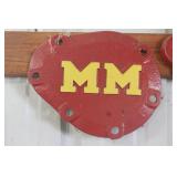 MM CAST IRON NAME PLATE