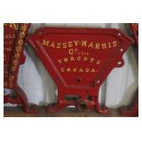MASSEY HARRIS CAST IRON GRAIN DRILL PLATE